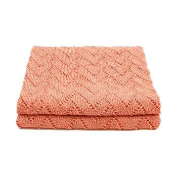 

100x80cm Newborn Baby Soft Cellular Blanket Pram Cot Moses Basket Crib Wrap Prop GXMB