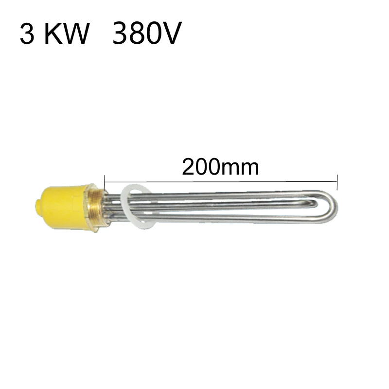 3 KW 380V DN40(1-1/") водонагреватель Нагревательный элемент, 220 В/380 В, 201 нержавеющая сталь бойлер управления резервуар для воды, 3 кВт/6 кВт/9 кВт/12 кВт - Цвет: 3 KW 380V