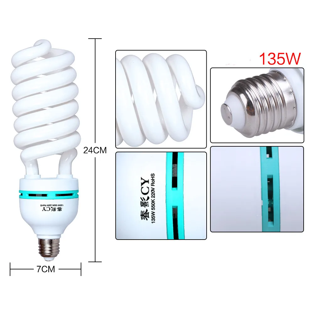 Photography 50x70CM Softbox Lighting Kits Professional Light System With E27 Photographic Bulbs Photo Studio Equipment - Image 5