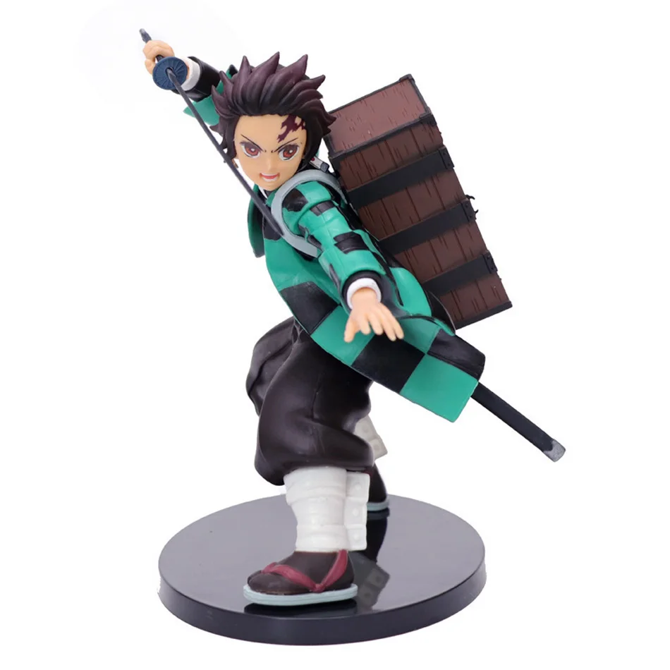 15cm Anime Demon Slayer Action Figures Draw Sword Agatsuma Zenitsu Figurine Kimetsu No Yaiba Figura PVC Collection Model Toys