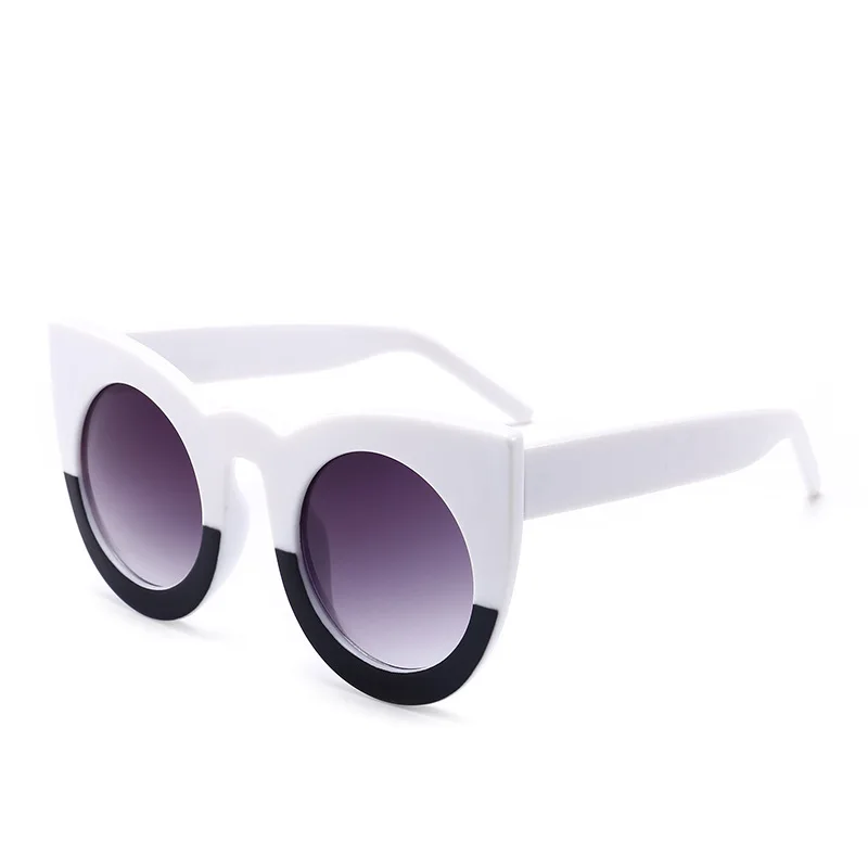 Женские солнцезащитные очки кошачий глаз классические брендовые дизайнерские солнцезащитные очки женские ретро очки с зеркальным
