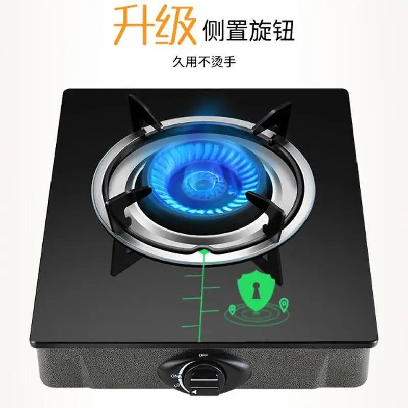 Газовая плита, одинарная плита, бытовая, энергосберегающая, жаркий огонь, скамейка для приготовления пищи, типа, жидкий газ, природный газ, Одна Головка плиты