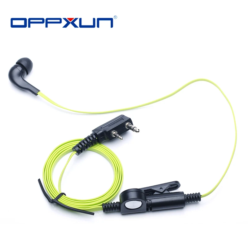 Baofeng-auriculares de estilo fideo con Radio bidireccional, audífonos de 2 pines con enchufe K para Uv-5R, Bf-888S, Uv5R, 2021