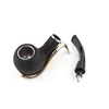 Classic High Quality Wood Grain Smoking Tobacco Pipe Resin Cigar Pipes Smoking Chimney Accessories Smoke Mouthpiece ► Photo 3/6