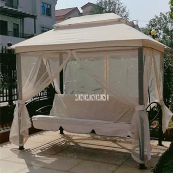 

Home Outdoor Swing Equipment Lazy Double Balcony Polyester Cloth Garden Rocking Chair Household Outdoor Reclining Hammock