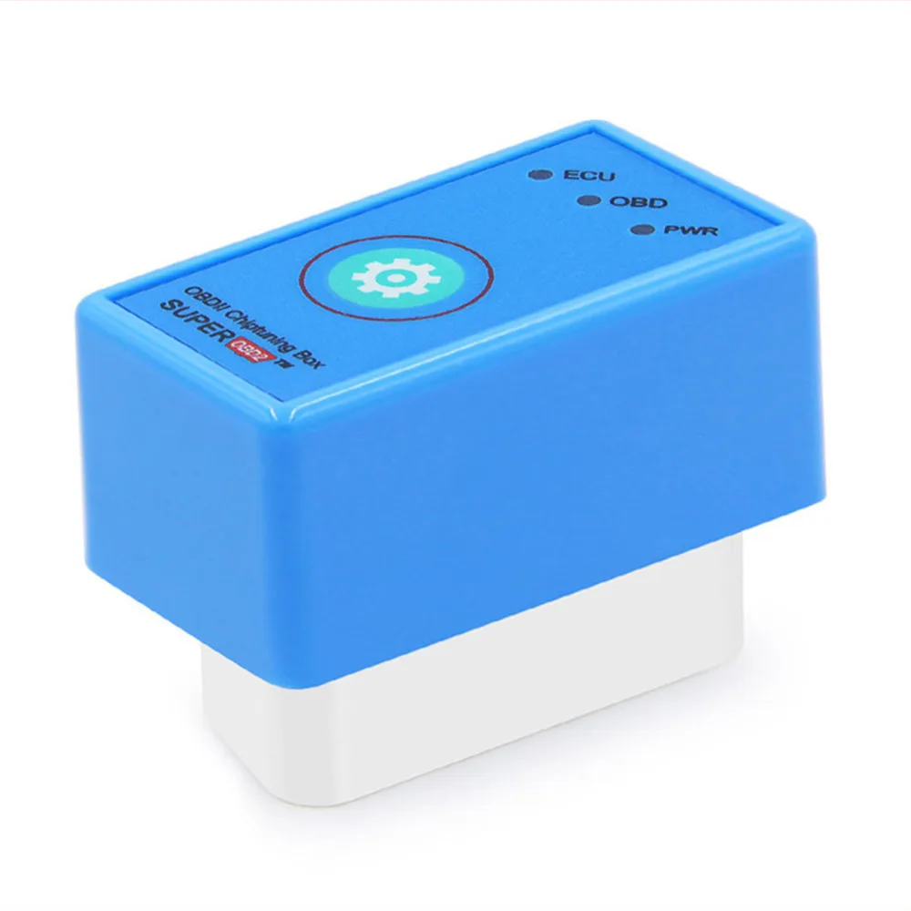 Синий OBD2 разъем и привод эко чип производительности OBD II тюнинговая коробка для дизельных автомобилей экономии топлива ahorrador de gasolina