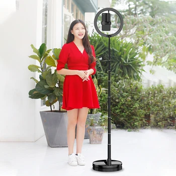 

FDBRO 160LED Portable 8 Sections Folding Fill Light Storage Type Ring Lamp for Live Beauty Manicure Video Studio Camera Lens