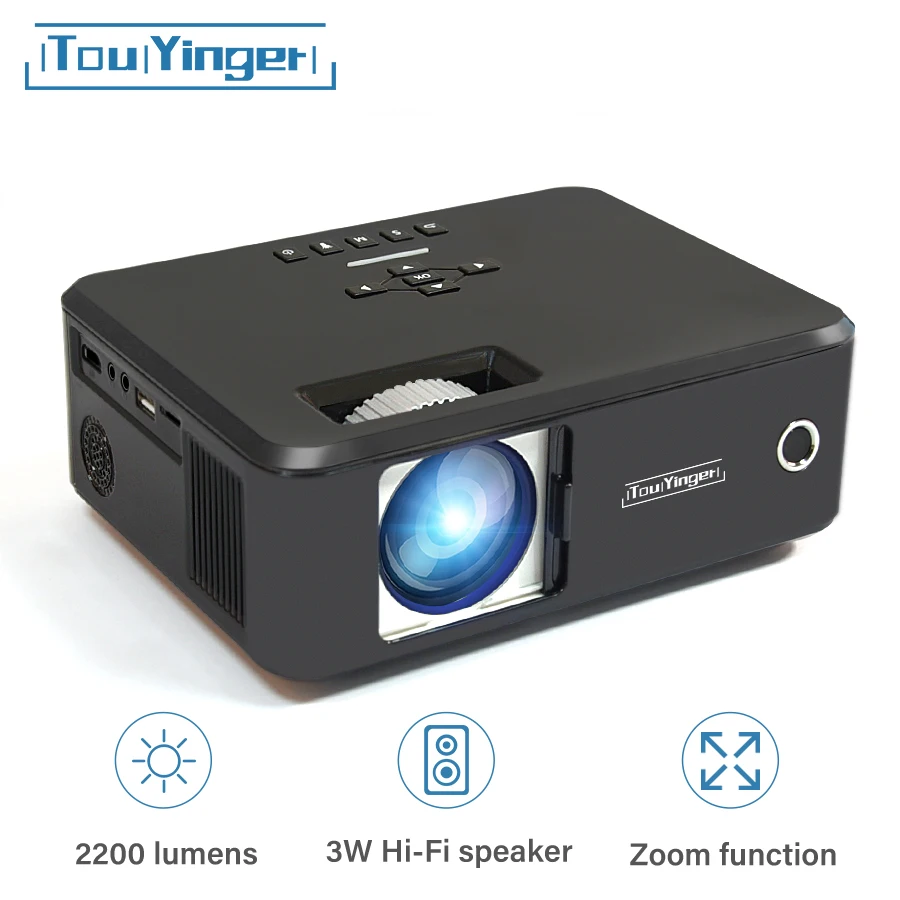 Achat Touyinger X20 marque mini projecteur LED full hd 1080P vidéo projecteur portable cinéma maison LCD TV projecteur de film 3D intelligent