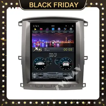 

For Lexus LX470/LX-470 2002-07 Tesla Style PX6 Android 9 Car Multimedia Player GPS Navigation Stereo Head Unit Car Radio Carplay
