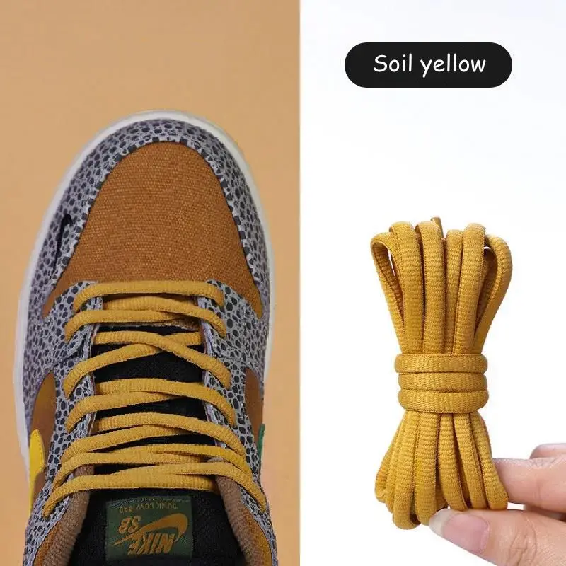 Versatile Round Non-Slip Wear-Resistant Shoelaces
