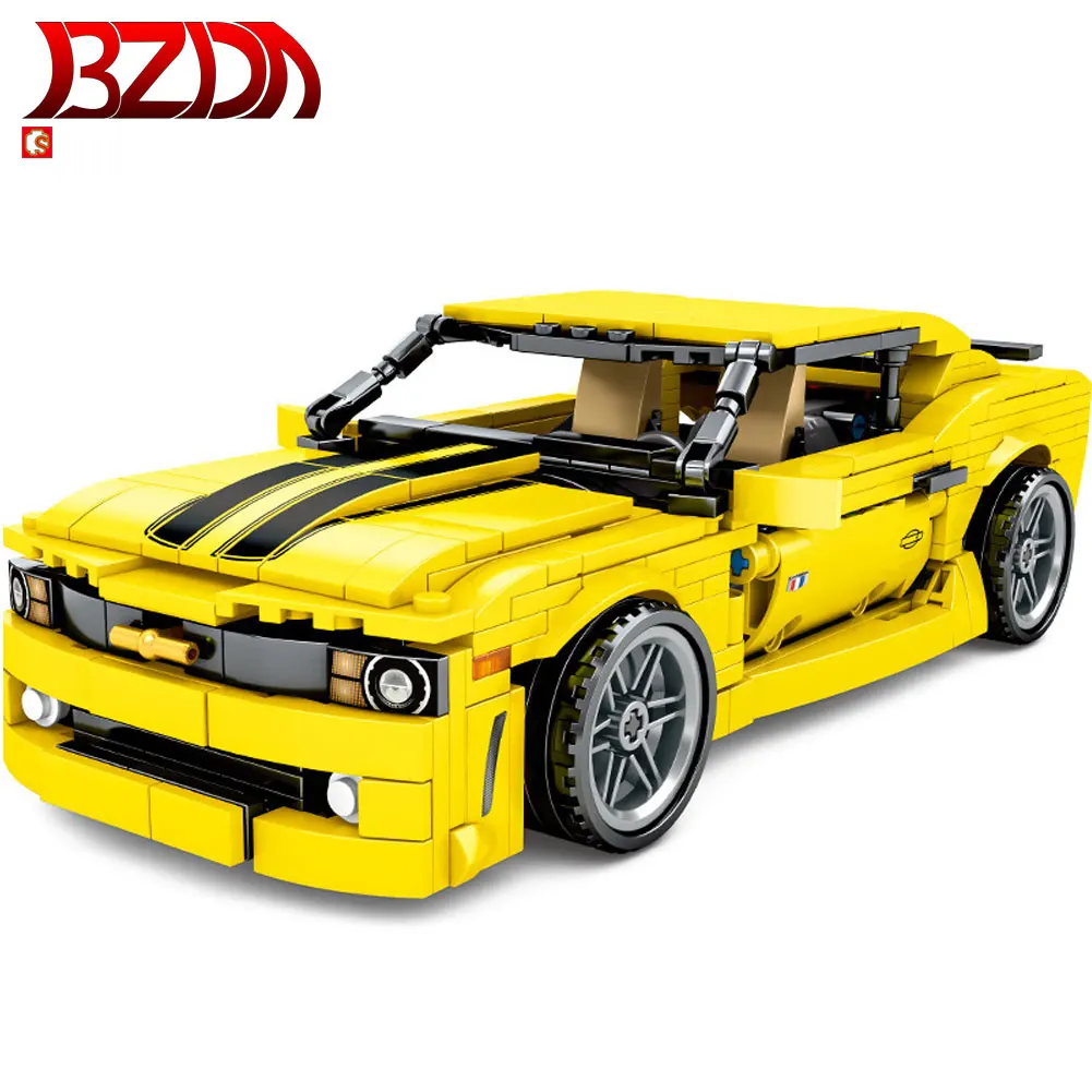 BZDA Новый SDports автомобиль мальчик игрушка строительные блоки креативный Bumblebee