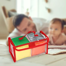 

Education Playing Game Dices Set Soft Cubes with Clear Pockets Customizable Learning Cubes for Eearly Teaching