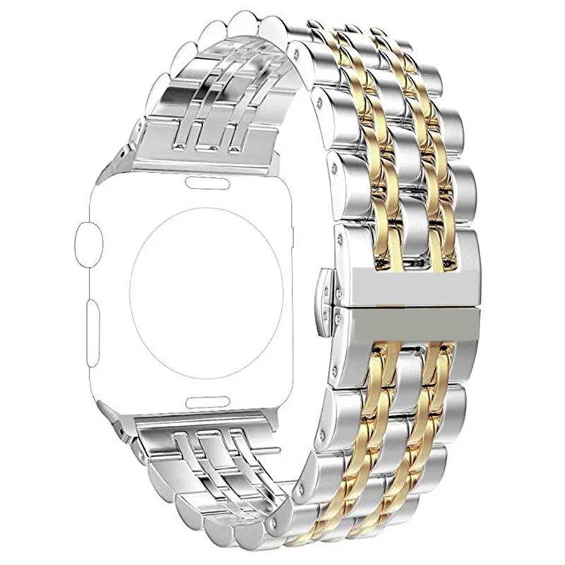 Sliver Gold Ремешок ASHEI для Apple Watch 40 мм 44 мм серия 5 4 3 2 1 38 мм 42 мм для женщин и мужчин ремешок для iwatch браслет ремешок - Цвет ремешка: Sliver Gold