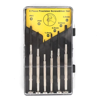 

Screwdrivers Set Watches Screwdriver Universal Screwdrivers Clocks Wholesale 6 PCS Silver Pratical