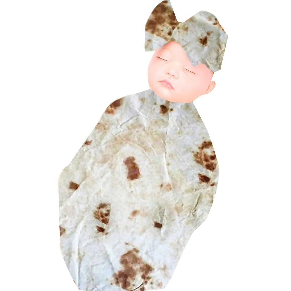 Одеяло для новорожденных Burrito одеяло детское мука Tortilla Пеленание Одеяло пеленка для сна комплекты Платков
