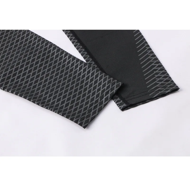 Компрессионные Мужские Колготки для бега спортивные Леггинсы тренажерного зала