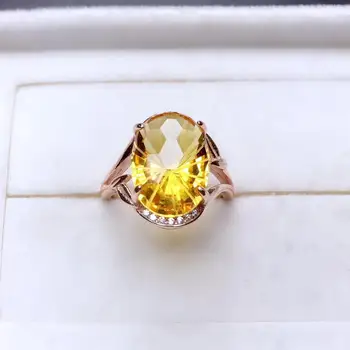 

Citrine ring Natural And Real Citrine Ring Wedding Engagement Rings for Women 925 sterling silver Citrine Ring
