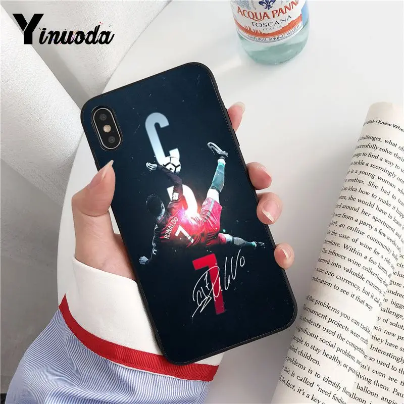 Yinuoda Ronaldo Luiz Nazario De Lima TPU черный чехол для телефона iPhone 6S 6plus 7 7plus 8 8Plus X Xs MAX 5 5S XR - Цвет: A14