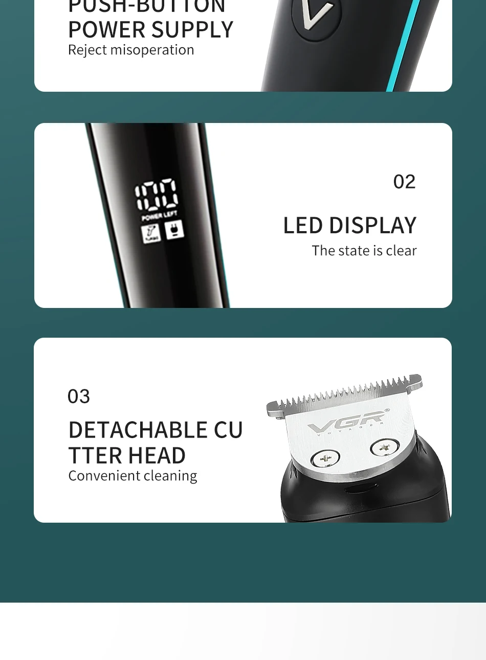 VGR V-291 Hair Trimmer description image 9