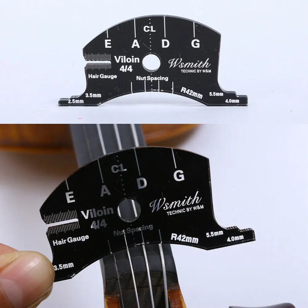 Violin Bridge Multifunctional tool 4/4 3/4 1/2 Cello Bridges Repair tool Mold viola Reference Fingerboard Scraper part Making violin bridges woodworking hand tool violin scraper