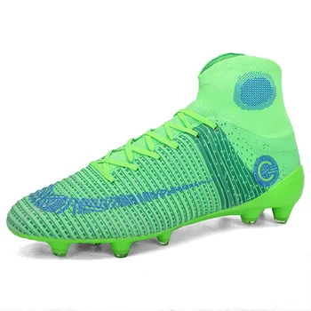 

High Top Soccer Boots Cleats Men's Football Shoes Sneakers Outdoor FG Superfly Futsal New 2020 Original Football Boots Ankle
