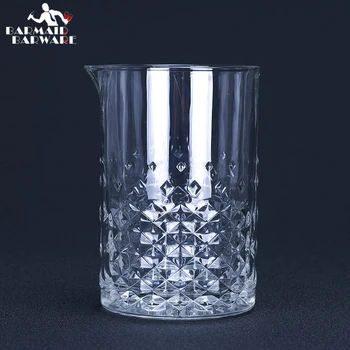 

760ml Cocktail Mixing Glass Bartender Crystal Glass Whiskey Cup Drinkware Glass Bottle Martini Barware Beer Drinks