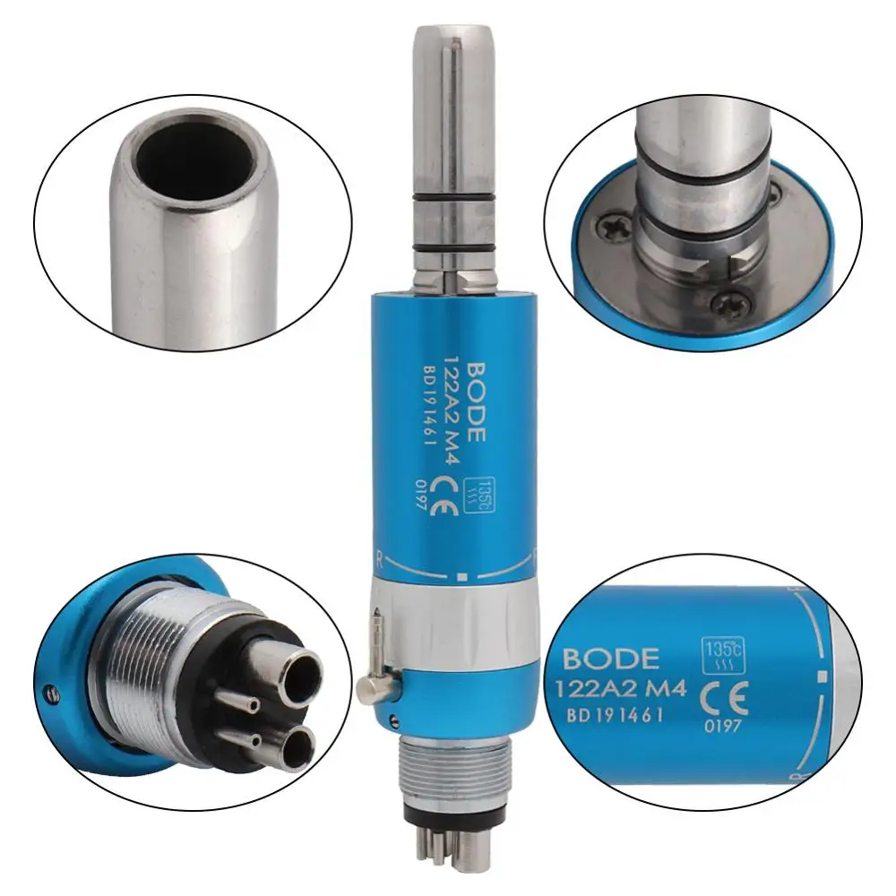 Стоматологический низкоскоростной наконечник цветной прямой нос контр угол