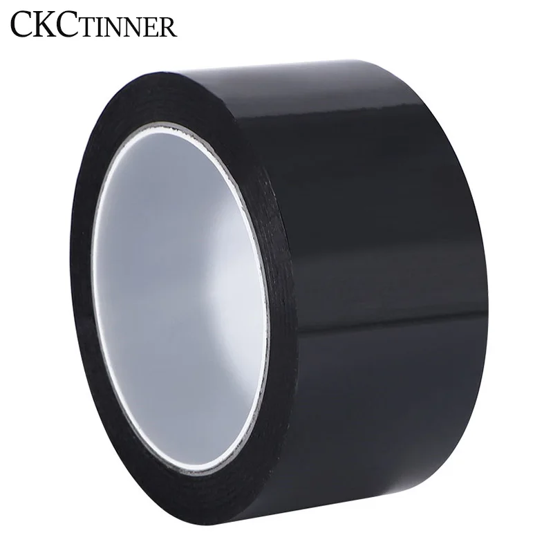 Polyimide Tape Black Film High Temperature Resistant 5/8/10/12/15/18/20/25mm*50M Electric Task/grills/powder coating