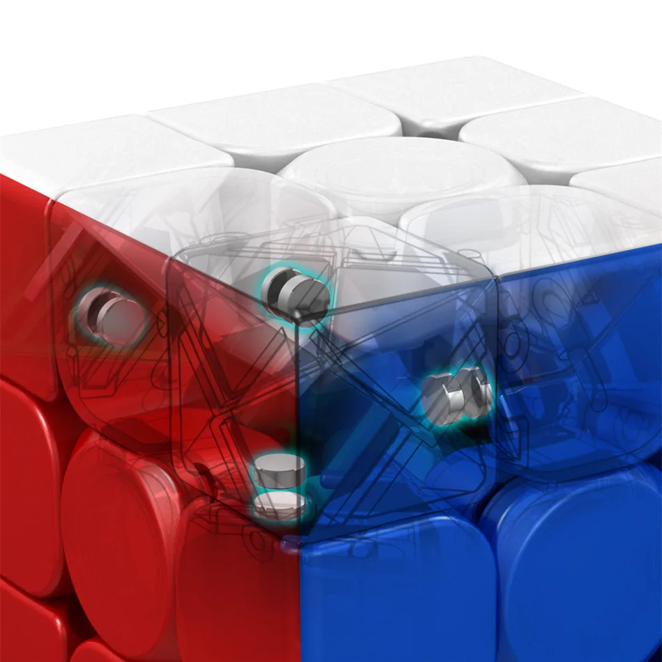 Magic Cube Puzzle MoYu Meilong 2M 2x2x2 Magnetic 2x2 Speed Cube Educational Toys For Kids Birthday Christmas Gifts for speed cube puzzle cube educational toys magic puzzle toy puzzle toys
