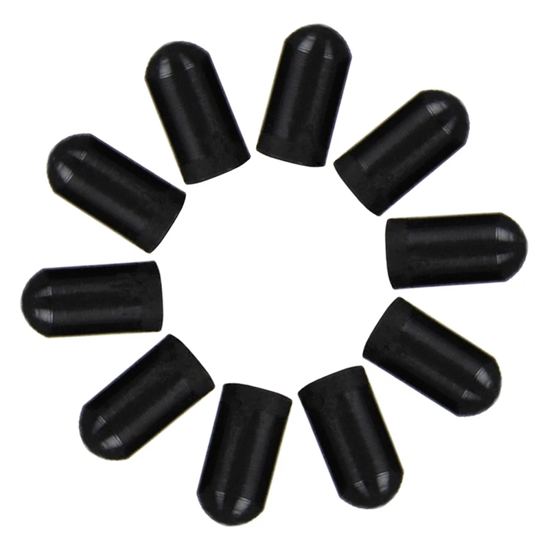 Dropship-10Pcs силиконовый барабан палка Резиновый рукав палка головка защитный чехол Универсальный для ударных инструментов аксессуары