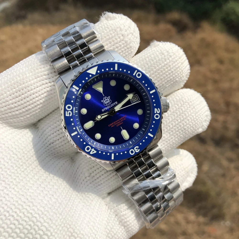 Сталь погружение 1996 Япония Skx007 механические наручные часы Abalone 316L нержавеющая