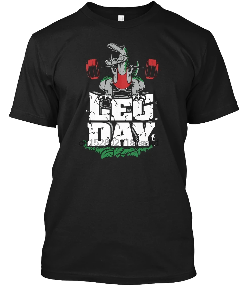 Мужская футболка t-Rex Leg Day футболки женские | одежда
