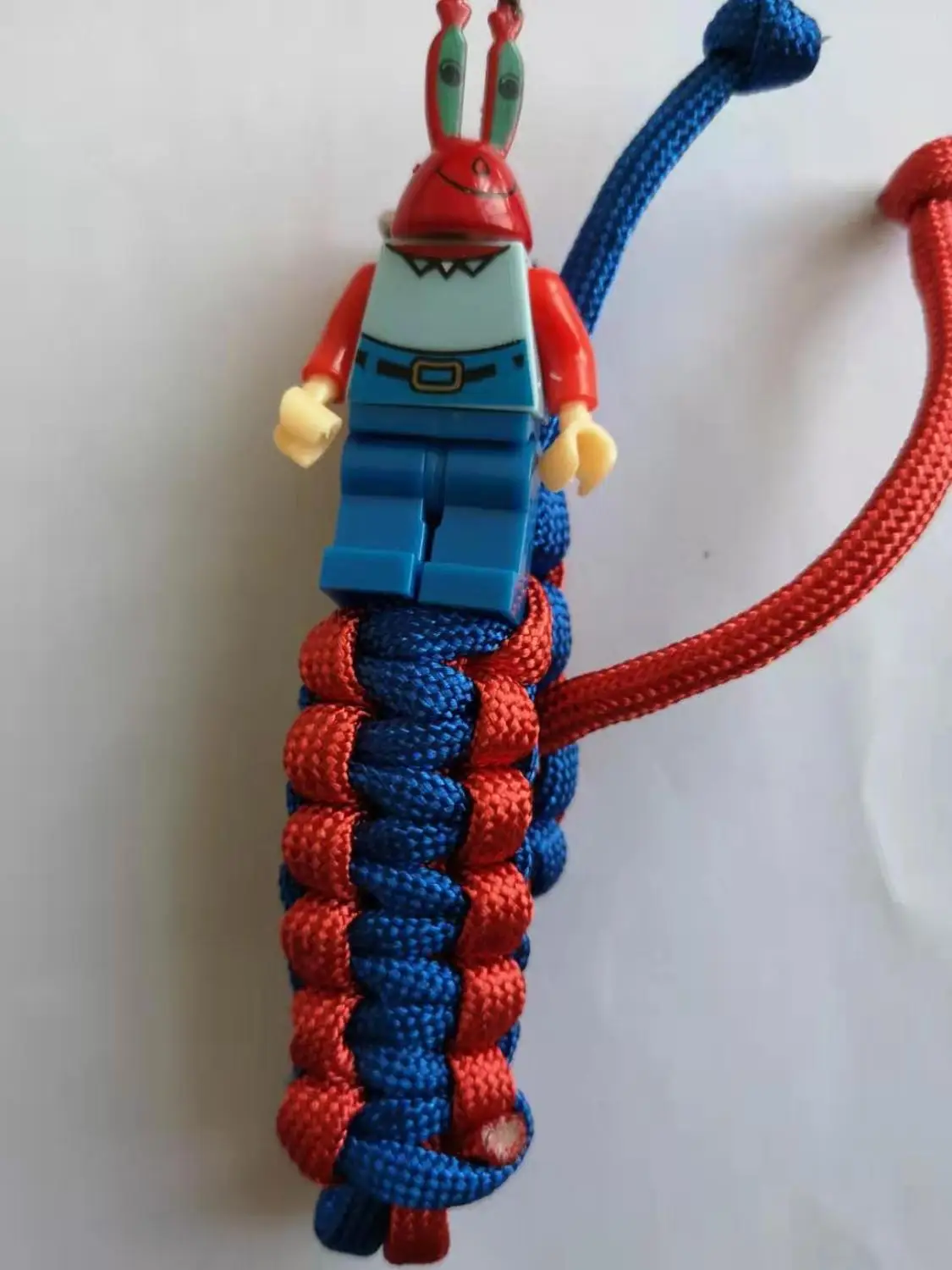 Buzz Lightyear Paracord браслет для детей супергерой Железный человек розовый Бэтмен Дарт Вейдер кролик Единорог строительные блоки кирпичи игрушки - Metal Color: mister crab
