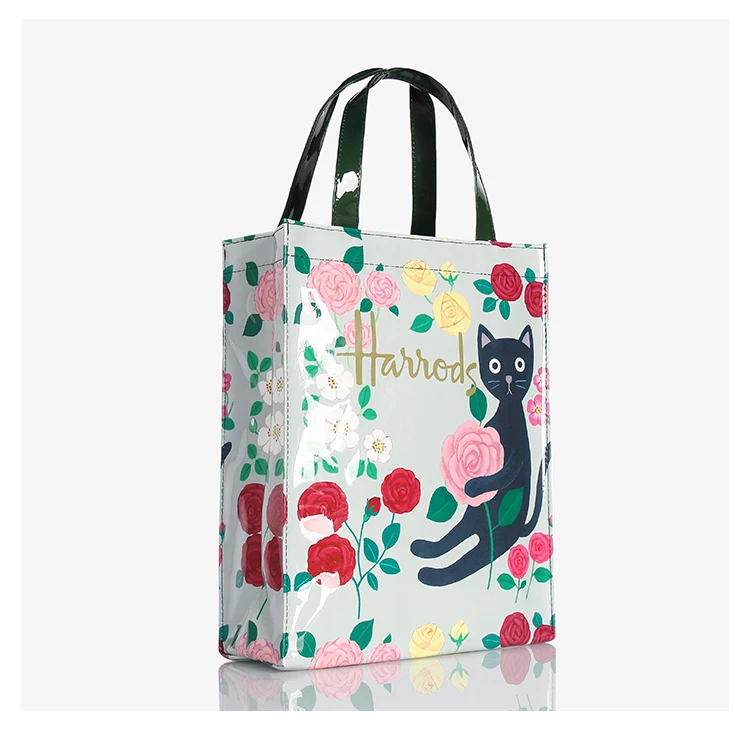 Flower Shopper Bag Waterproof Handbag