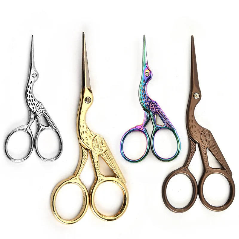 

Embroidery Scissor Classic Handicraft Fabric Antique Stitch Craft DIY Cut Art Cross Sewing Tailor Vintage European Retro
