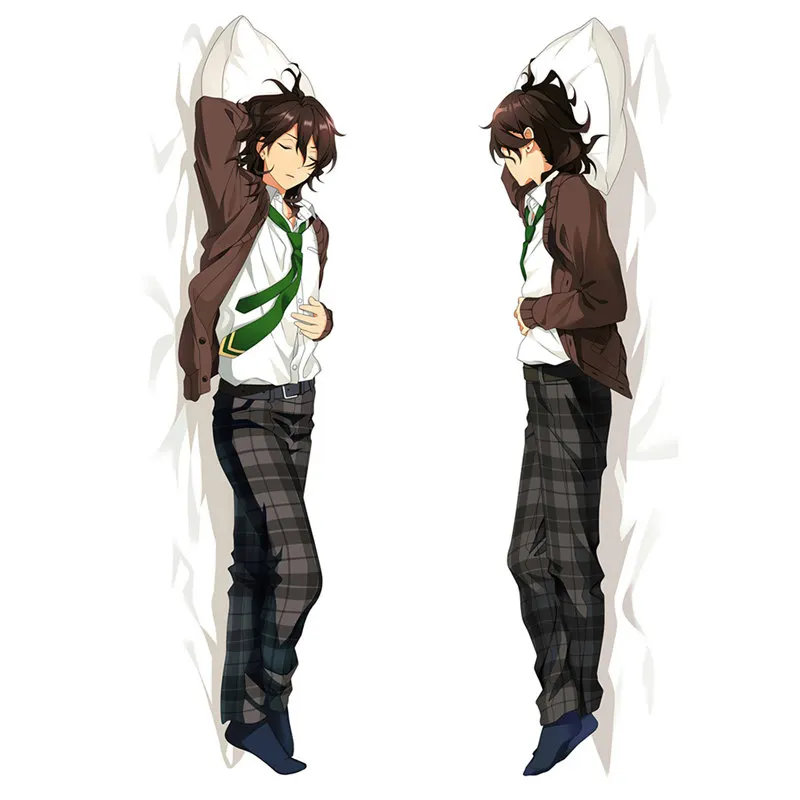 Peach skin Горячая Аниме игра ансамбль звезды наволочка Dakimakura сексуальная девушка крутая мальчик 3D двухсторонняя постельные принадлежности обнимая Наволочки для подушек - Цвет: Peach skin