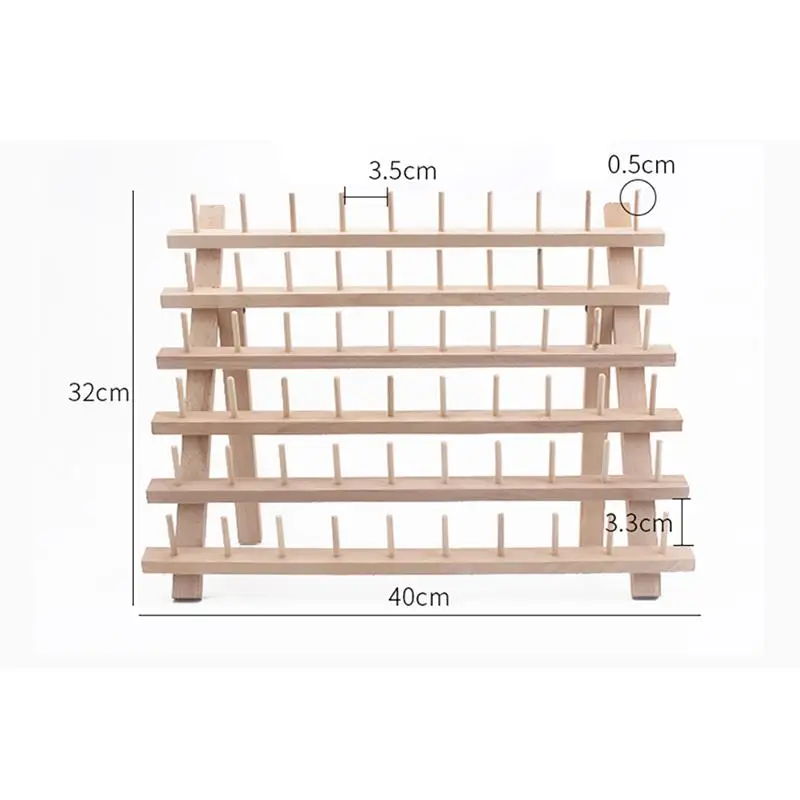 60 осевая Рама складной стеллаж для хранения катушки швейная катушка с нитками стеллаж для хранения для квилтинга вышивка швейный держатель