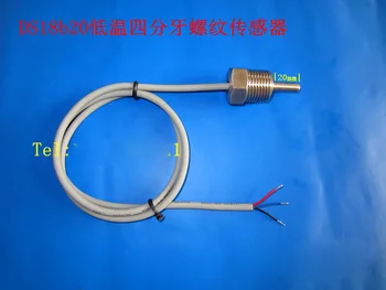 

DS18B20 Low Temperature Four-point Thread Temperature Sensor Probe Length 20mm
