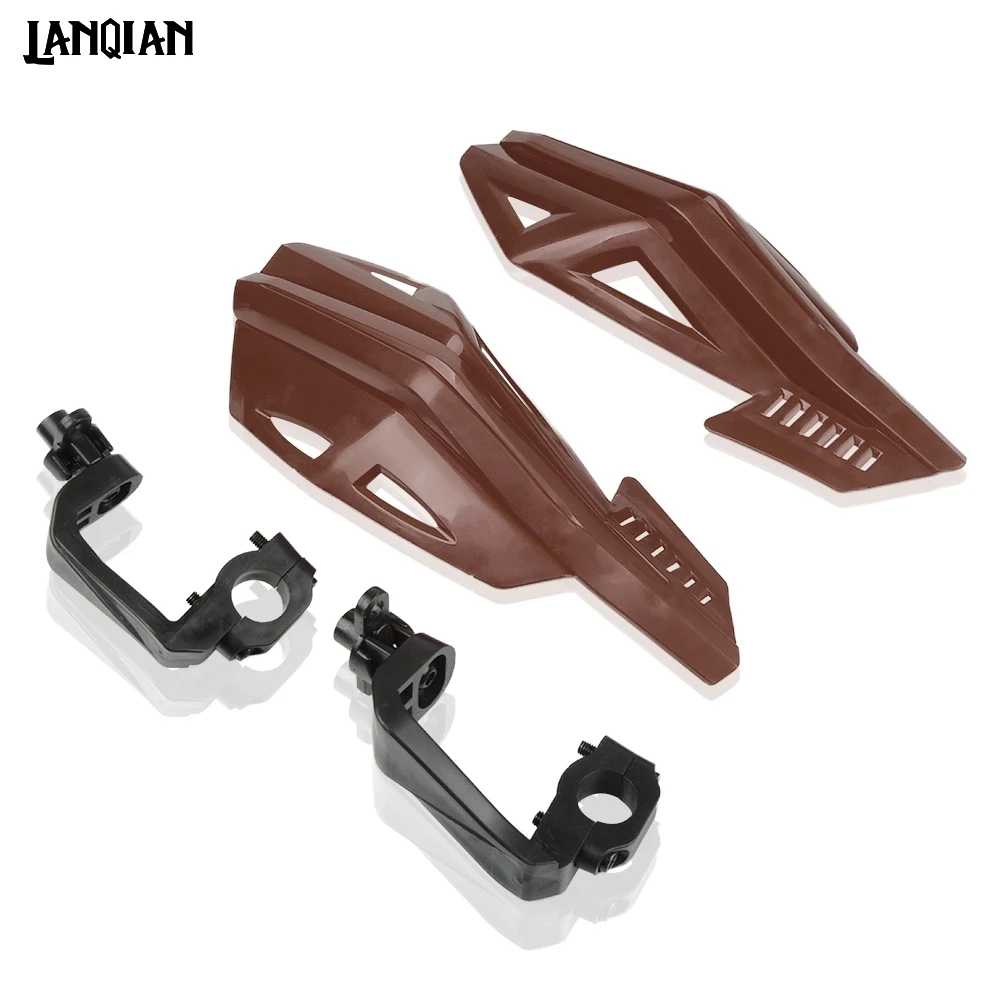 Мотоциклетная защита рук Универсальный 7/8 руль Handguard ветрозащитная Ручка протектор для KTM 150SX/XC 200XC-W 200EXC 250SX-F 250SX - Цвет: Brown