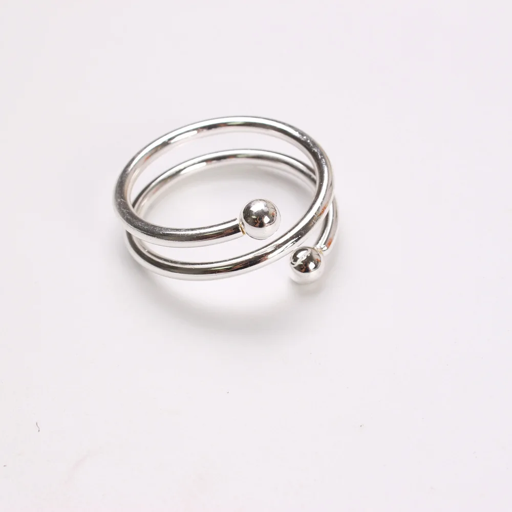 6 шт. кольцо для салфеток из нержавеющей стали, кольцо для салфеток, простое Современное украшение, четыре бусины, западные кольца для салфеток, пряжка