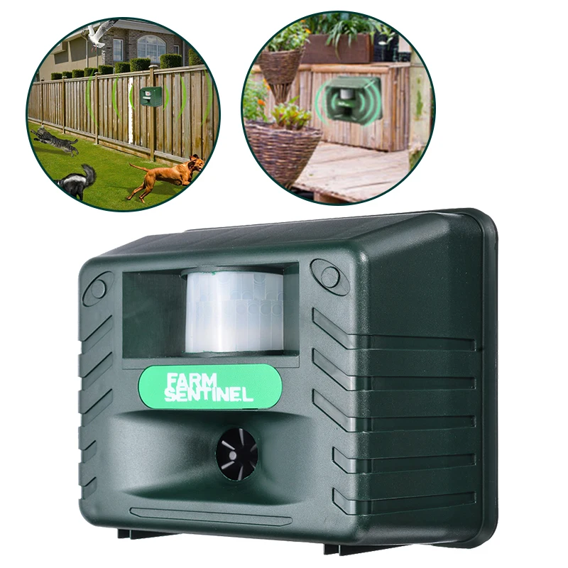 Outdoor Garden Repeller Bird Ultrasonic Repellent Deterrent Seagull Crow Cat Rats Pigeon Scarer Pest Control Repellents