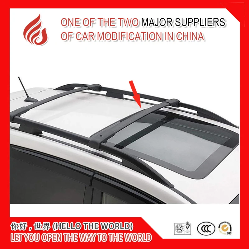 High quality Aluminium alloy screw install roof rack rail cross bar for XV