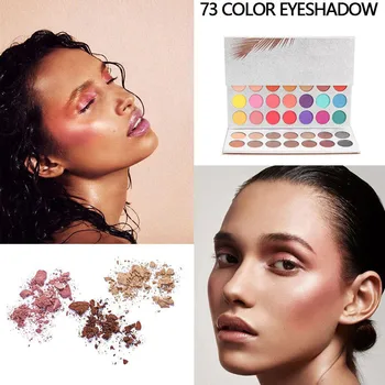 

63 Colors Eyeshadow Palette Shimmer Matte Eye Shadow Shiny Diamond Eyes shadow dish Pro Cosmetic Make up Tool d3