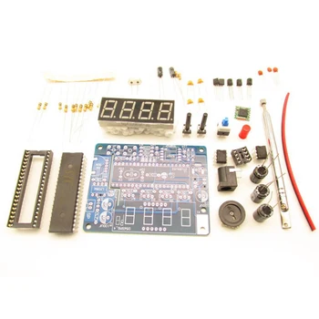 

Receiver With Shell Home FM Radio Sound Speaker Electronics Kit Transparent 4.5V-5.5V Mini Digital 8ohm Stereo 2W DIY Soldering