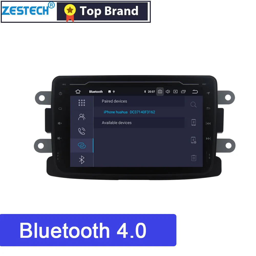 Sale 1 Din Android 9.0 Car DVD Player For Duster Dacia Logan Sandero Stereo Radio car for Renault Duster car Multimedia 2