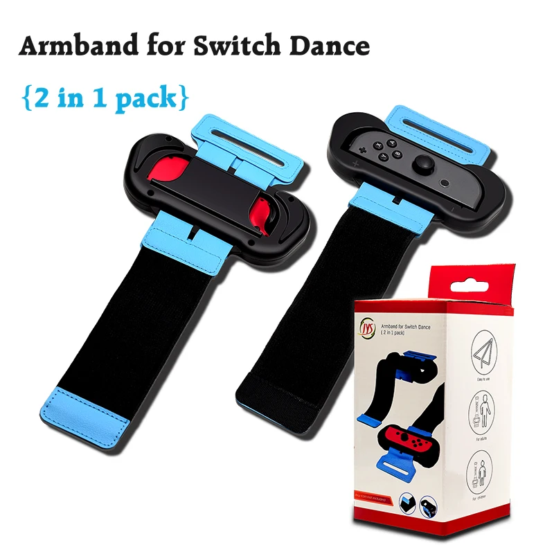 Just Dance танцевальная лента Joycon Zend переключатель контроллер манжета Регулируемый эластичный ремень с пространством для Joycon левый или белый