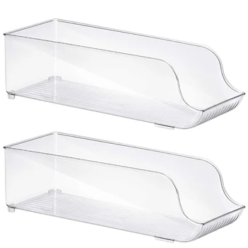 

Refrigerator Drink Holder, Soda Cans for Refrigerators, Freezers, Refrigerator Storage Boxes, Cans, Plastic Boxes - 2-PACK, Tran