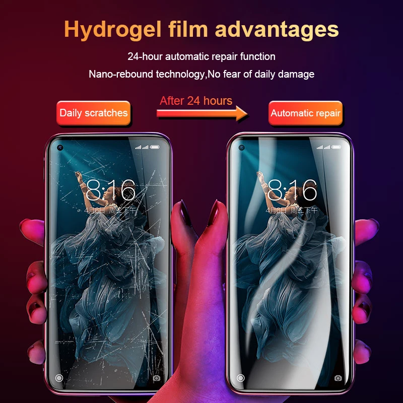 AOXIN 99D полное покрытие изогнутый край протектор экрана для huawei Honor 20 Pro 20i V20 Гидрогелевая пленка для Honor 20i V20 20Pro Мягкий ТПУ