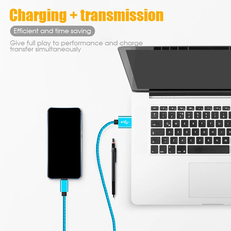1 м 0,2 м usb type-C кабель для Xiaomi Redmi Note 7 10 брелок кабель из сплава Плетеный Кабель зарядного устройства для samsung usb type-C 2.1A