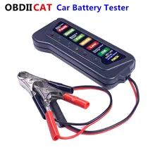 Testeur numérique d'alternateur de batterie, LED de haute qualité, moniteur de niveau de batterie, pour voiture, moto, camion, 12V